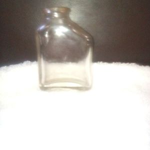 Extremely Rare Small Clear Glass Vintage Bottle